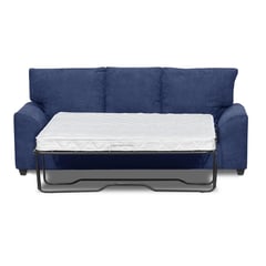 INNOVAMUEBLES - Sofá cama Manhattan 155 cm Tela azul