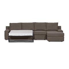 INNOVAMUEBLES - Seccional cama Burano Xl derecho 133 cm chocolate