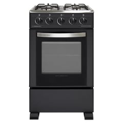 SINDELEN - Cocina a Gas 4 Platos Negro CH-5050NG