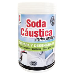 QUIMICA UNIVERSAL - Soda Cáustica Perla 1 kg Tarro