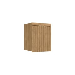 HOGA - Mueble aéreo con puerta prisma castaño