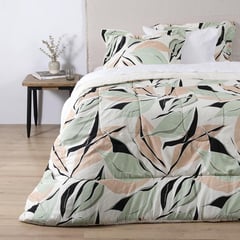 SOHOME - Plumón Leaf Multicolor 2 plazas