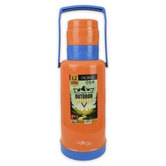 DORAL - Termo outdoor con manilla y tazas 3200 ml Adventure naranjo