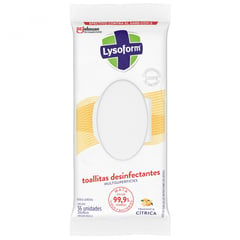 LYSOFORM - Toallitas desinfectantes Citrus 36 unidades