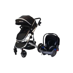 KIDSCOOL - Coche travel Lux negro 3 funciones