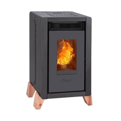 AMESTI - Estufa Pellet 6.3 kW 6000 NEGRA