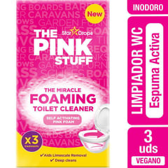 THE PINK STUFF - Espuma activa limpia inodoros 3 unidades