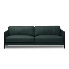 undefined - Sofa cuero Chabli verde