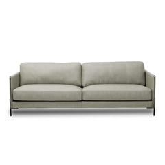 undefined - Sofa cuero Chabli beige