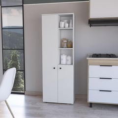 TUHOME - Mueble Alacena Konik 2 Puertas Blanco