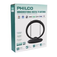 PHILCO - Antena interior arco full HD para tv digital