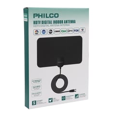 PHILCO - Antena interior plana full HD para tv digital