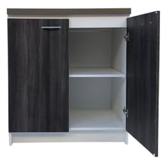 MAGNOLIA - Mueble Base 100 cm Con Cubierta Marrón