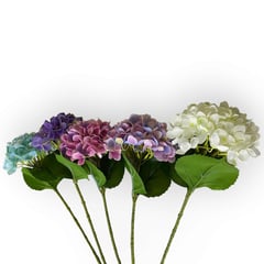 SOHOGAR - Flor Hortensia De Seda 60 Cm Colores Surtidos