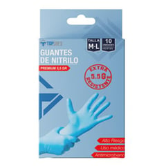 TOPSAFE - Guante Nitrilo 5,5 Azul Caja 10 un