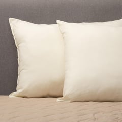 ARTHOME - Pack 2 Almohadas Beige 50X70 cm