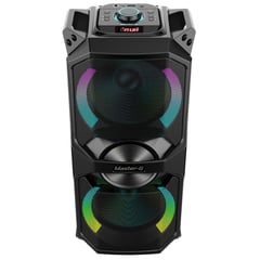 MASTER G - Parlante karaoke bluetooth 6.5" x2 20w rms Luxor