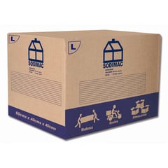 SODIMAC - Caja carton corrugado 60x40x40 cm 5 un