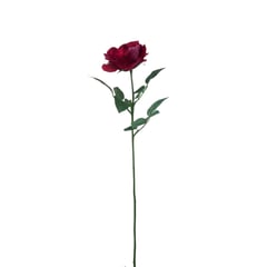FLORACENTER - Rosa colin artificial 63cm rojo intenso