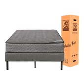 HOGADREAMS - Cama Europea Koppla 1.5 plazas Gris