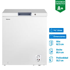 HISENSE - Freezer 142 Litros Blanco FC184D4AW1