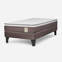 ROSEN - Cama New style 4 1.5 plazas Café