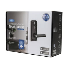 ODIS - Cerradura Digital 8800 con Manilla Reversible Negra/Hub WiFi