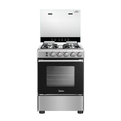 MIDEA - Cocina a Gas 4 Platos Silver MCG-4QSG24NS