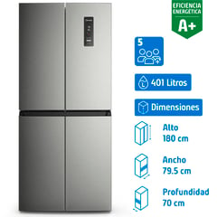 FENSA - Refrigerador Multidoor No Frost 401 Litros Gris DQ79SU