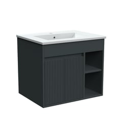 STRETTO - Kit Mueble Lille Texturado Dark Grey 61x50x46.5 cm