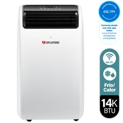 SPLENDID - Aire acondicionado 14000 BTU Portatil 14000