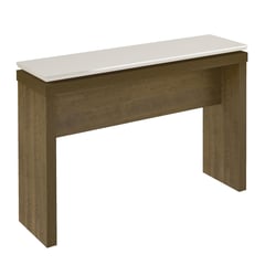 EXIT - Mesa de arrimo Luna Pino/beige 120x33x79.5 cm