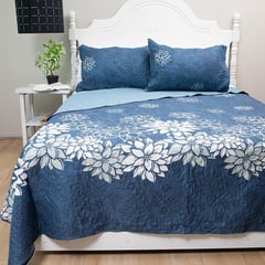 DORAL - Quilt Estampado Variado 2 plazas