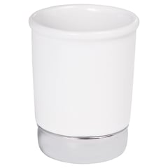 INTERDESIGN - Vaso para baño blanco