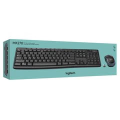 LOGITECH - Combo teclado + mouse MK270 negro