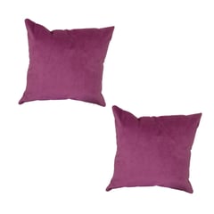 MASEL - Set de 2 Cojines Felpa New Velvet 40x40 cm