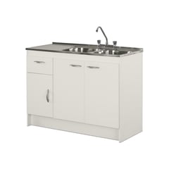 CIC - Mueble Cocina con Lavaplato Izquierdo 120Cm y Grifería