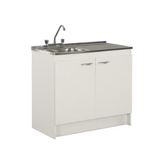 CIC - Mueble Cocina con Lavaplato Derecho 100Cm y Grifería