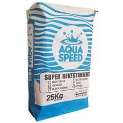 SIN MARCA - Mortero piscina gris 25 kg