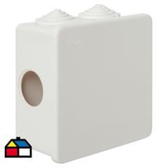 MEC - Caja Estanca cuadrada IP54 7 Conos de Entrada 10mm a 25mm (3/8''a 1'')