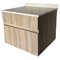 TEBISA - Mueble Vanitorio Roble Bardolino 60x66.5x52 cm