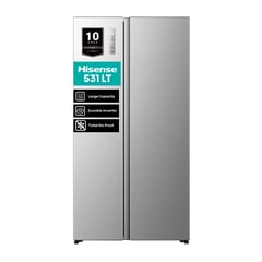 HISENSE - Refrigerador Side by Side No Frost 531 Litros Inox RS3P558NECF