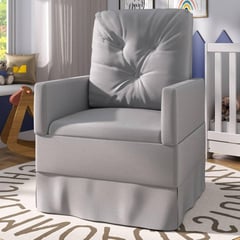 KIDSCOOL - Poltrona 1 cuerpo EX4000.0002 65x90x64 cm Gris