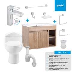 STRETTO - Sala de Baño 30,5 cm 4.8 l Lille 70 Lenga