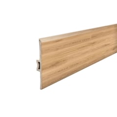 HOGA - Moldura T PVC 2mt x 45mm Roble Suave