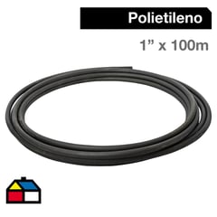 TIGRE - Cañería Polietileno 1" x 100m Negro