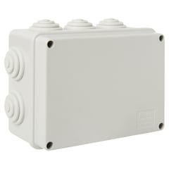 MEC - Caja Estanca cuadrada IP54 10 Conos de Entrada 10mm a 25mm (3/8''a1'')