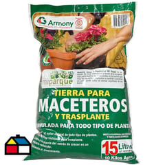 ARMONY - Tierra para macetero 15 litros saco