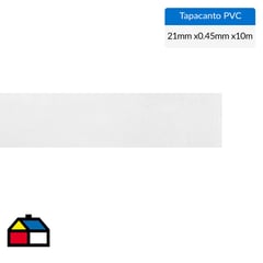 DVP - Tapacanto PVC Blanco 21x0,45 mm 10m