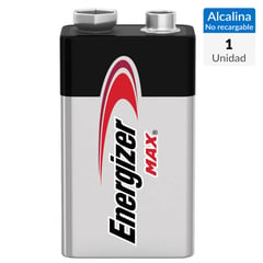 ENERGIZER - Batería alcalina 9V